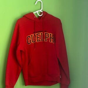 Red University of Guelph Men's Sweater